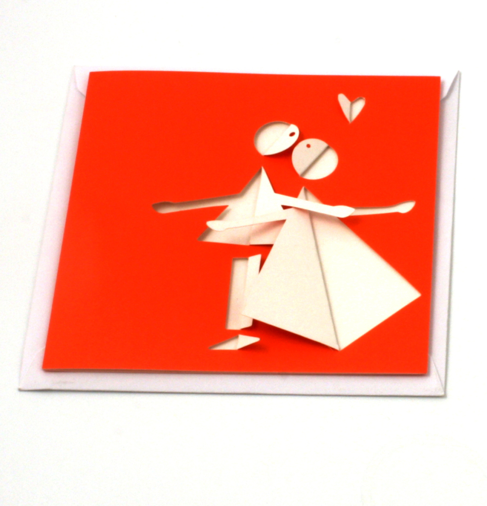 Fabriano Boutique-Card Innamorati rosso