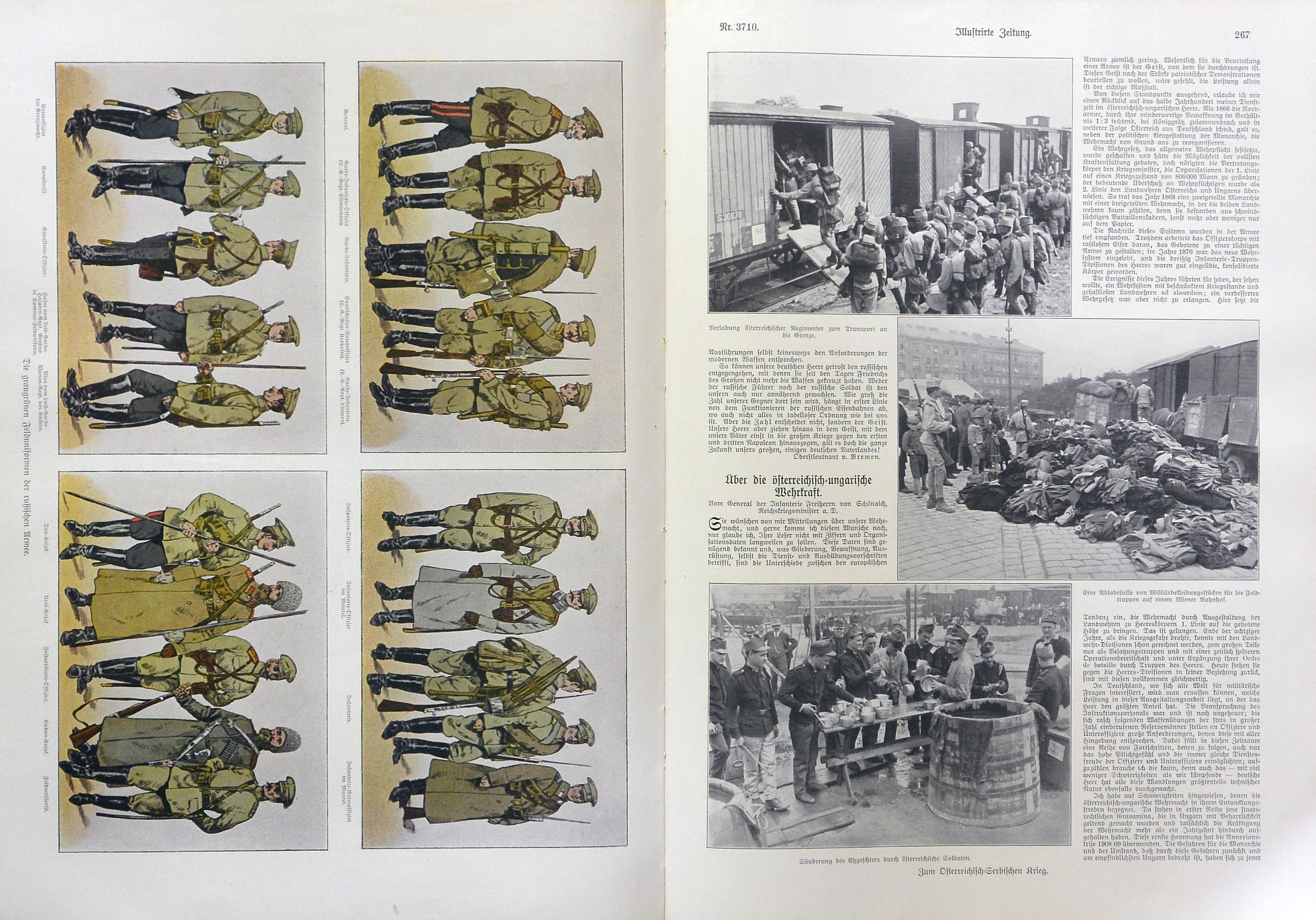 the Russian uniforms and the first photos of the regiments leaving for the front - le uniformi russe e le prime foto dei soldati che partono per il fronte
