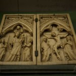 Dittico con la Vergine e la Crocifissione, Francia, ca. 1350. Firenze, Museo Nazionale del Bargello