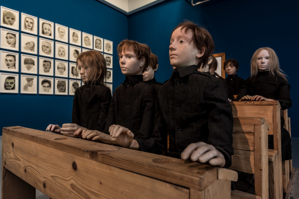 Tadeusz Kantor: Children at their Desk from The Dead Class, 1975