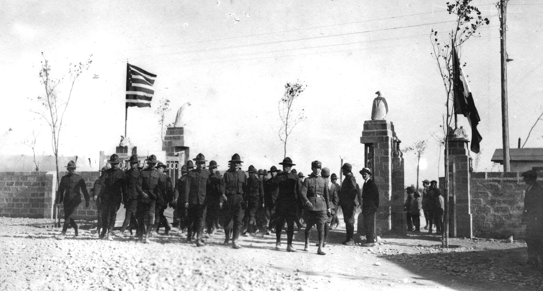 Ingresso dei cadetti al Campo Sud di Foggia_28.09.1917