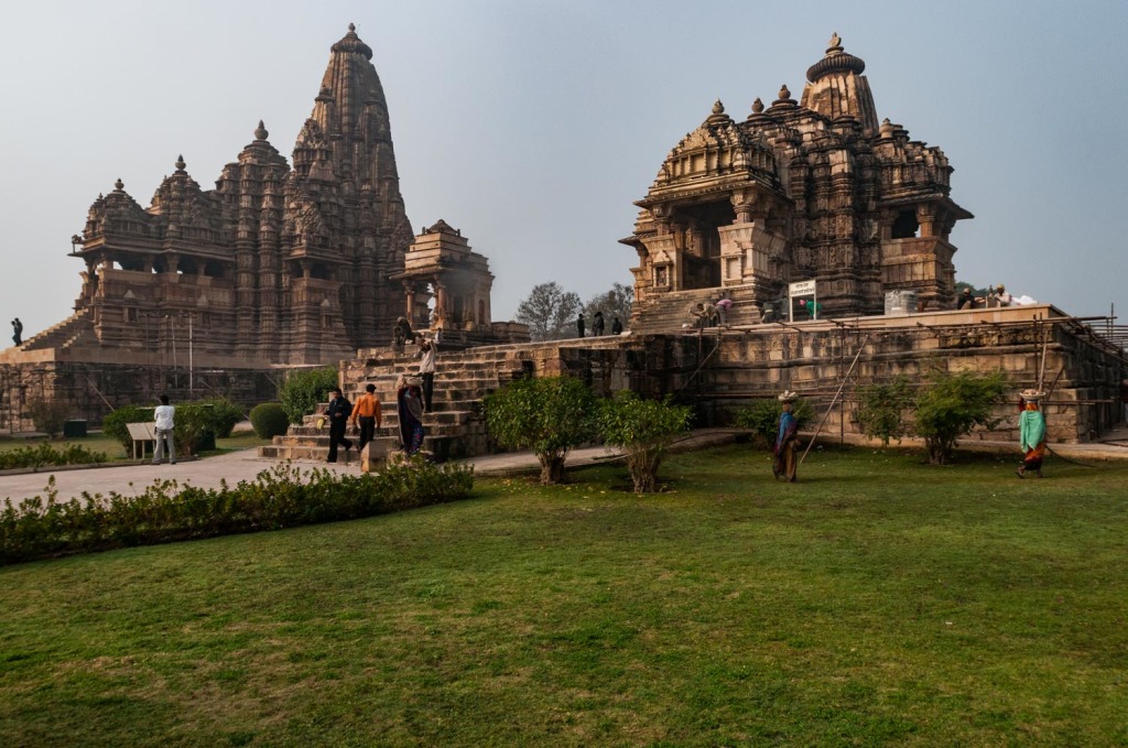 India- Madhya Pradesh - Khajuraho Main temples site